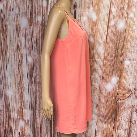 CeCe Strappy Coral Shift Dress - Picture 6 of 9